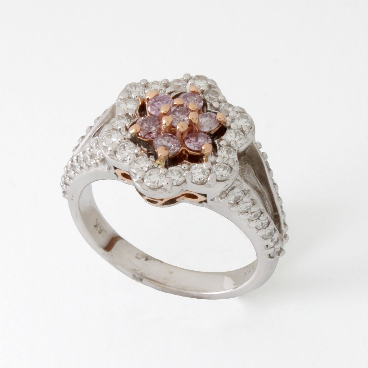 Diamond and 18K Ring