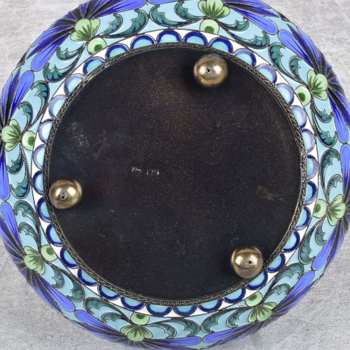 Vintage Russian Soviet Silver Sugar Bowl