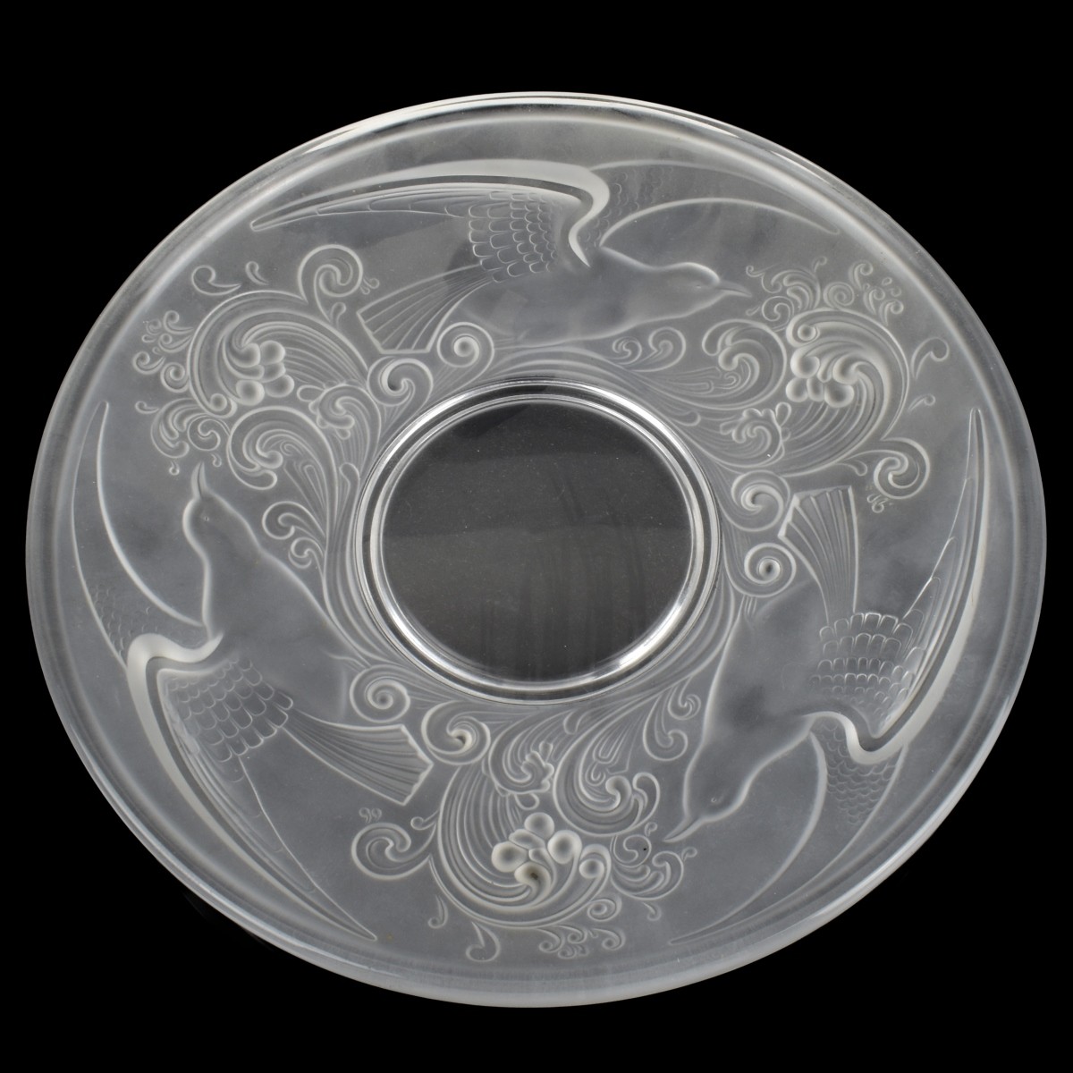 Val St. Lambert Belguim" Gloucester" Charger