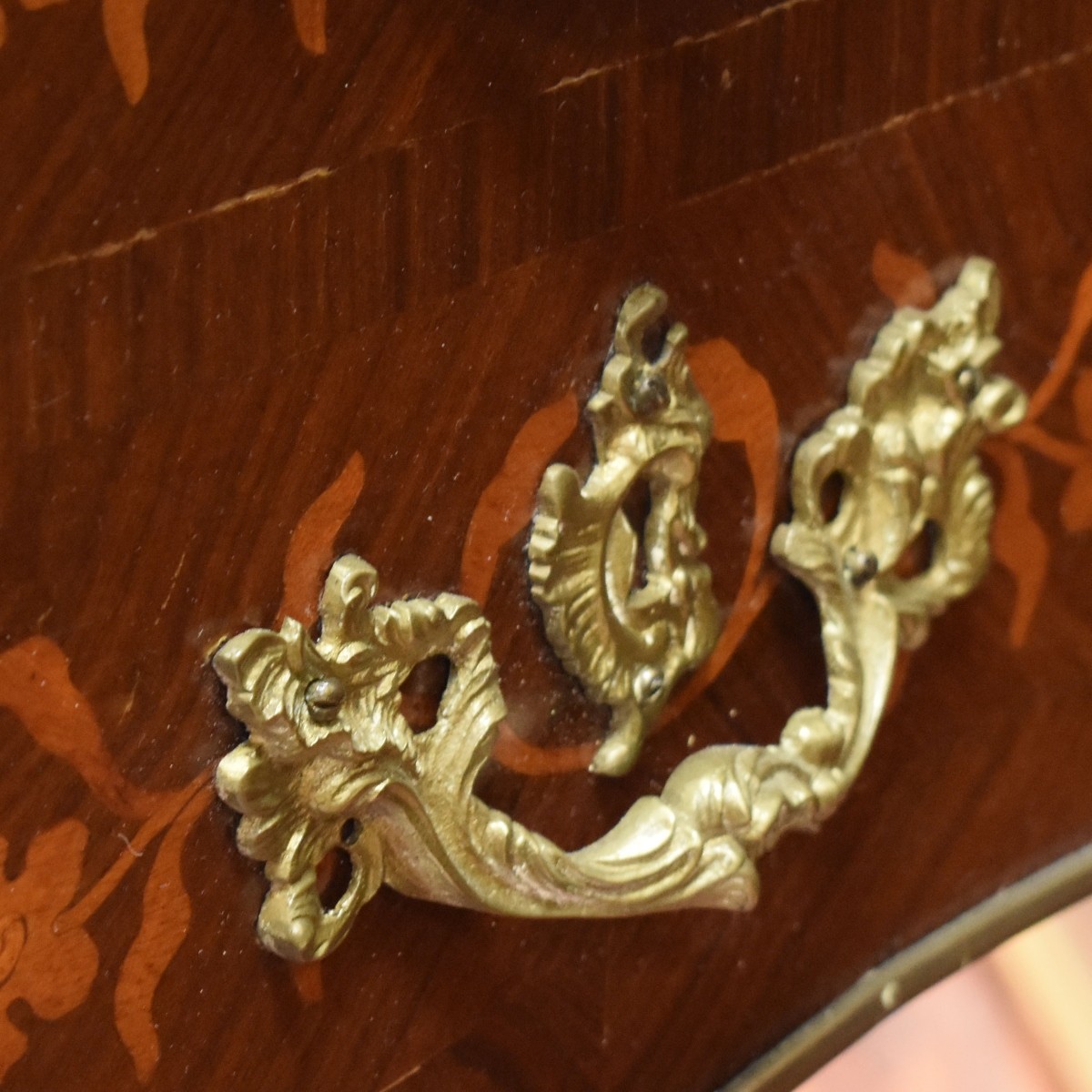 Louis XV Style Bronze Mounted Bureau Plat