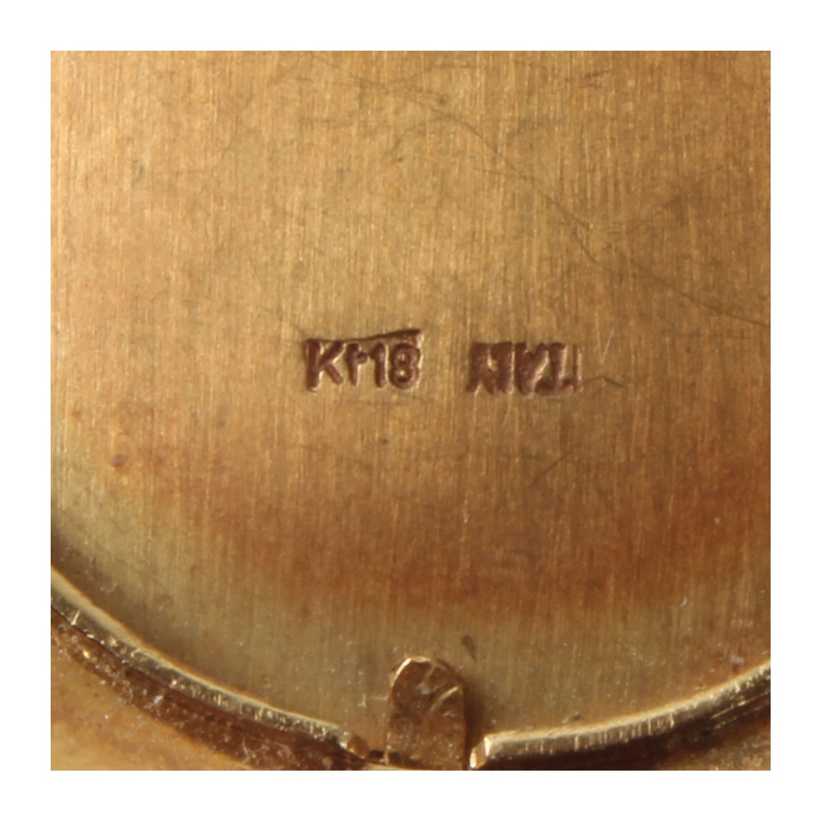 18K Portrait Miniature Pendant