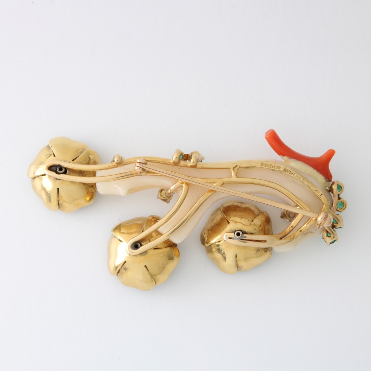 Seaman Schepps Gemstone Brooch