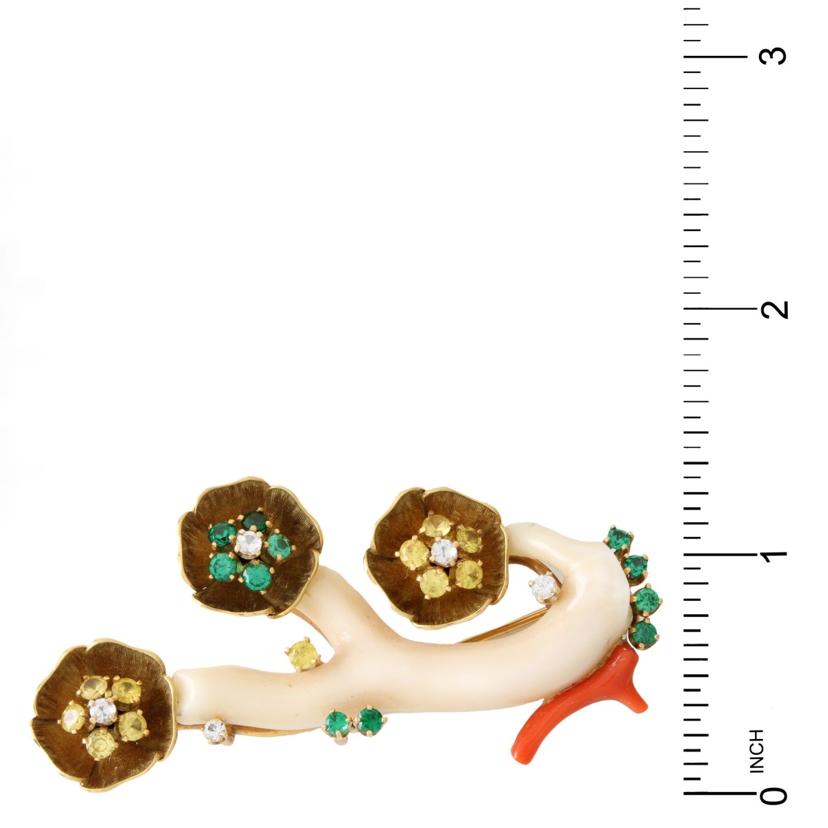 Seaman Schepps Gemstone Brooch