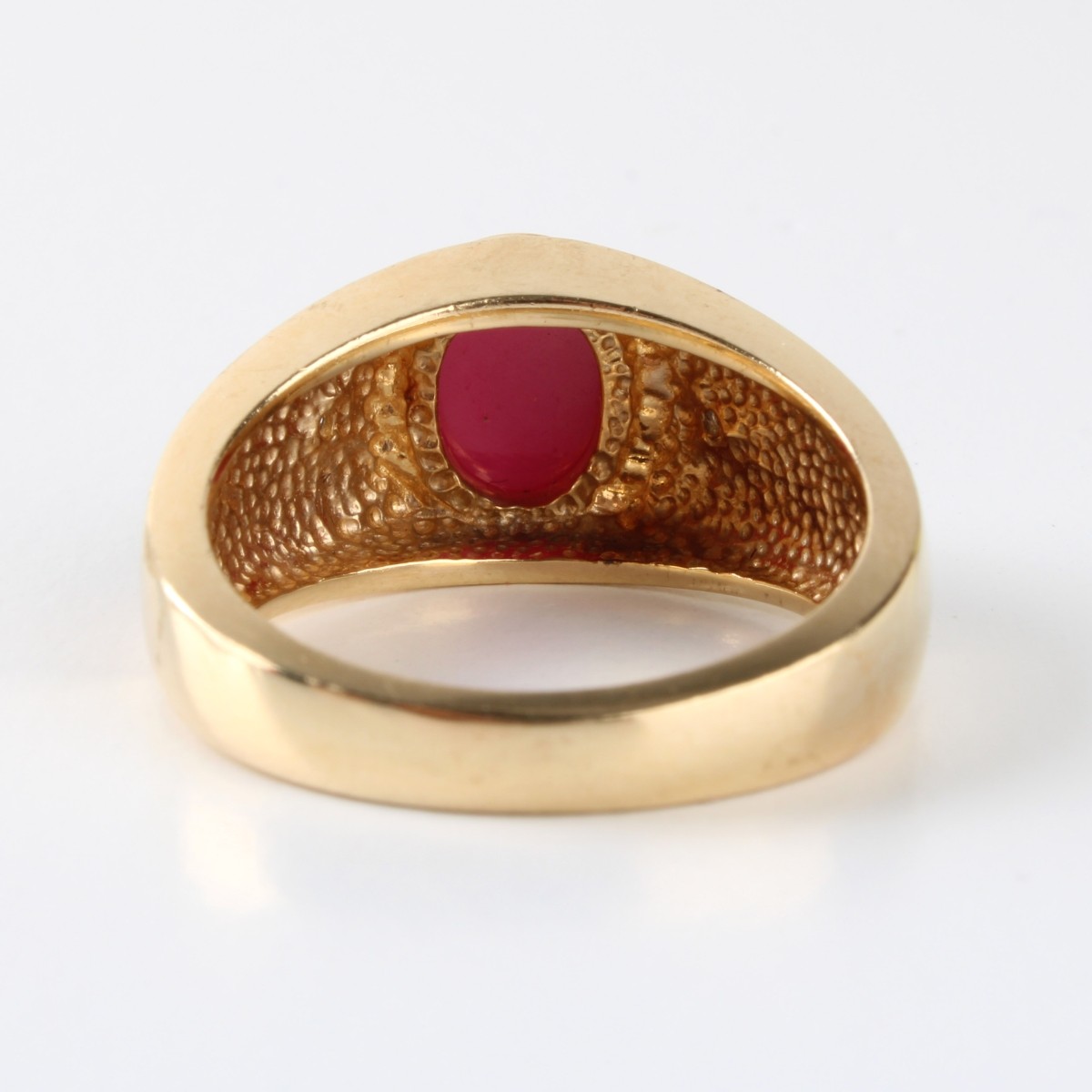 Ruby, Diamond and 14K Ring