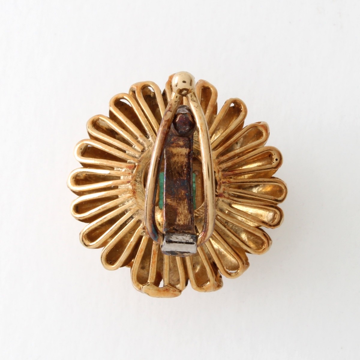 Emerald and 18K Pendant