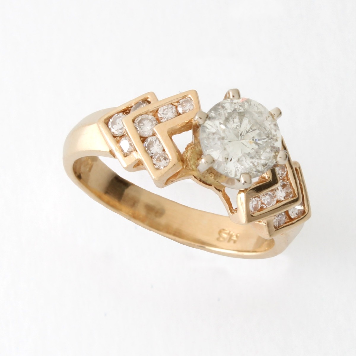 Diamond and 14K Ring