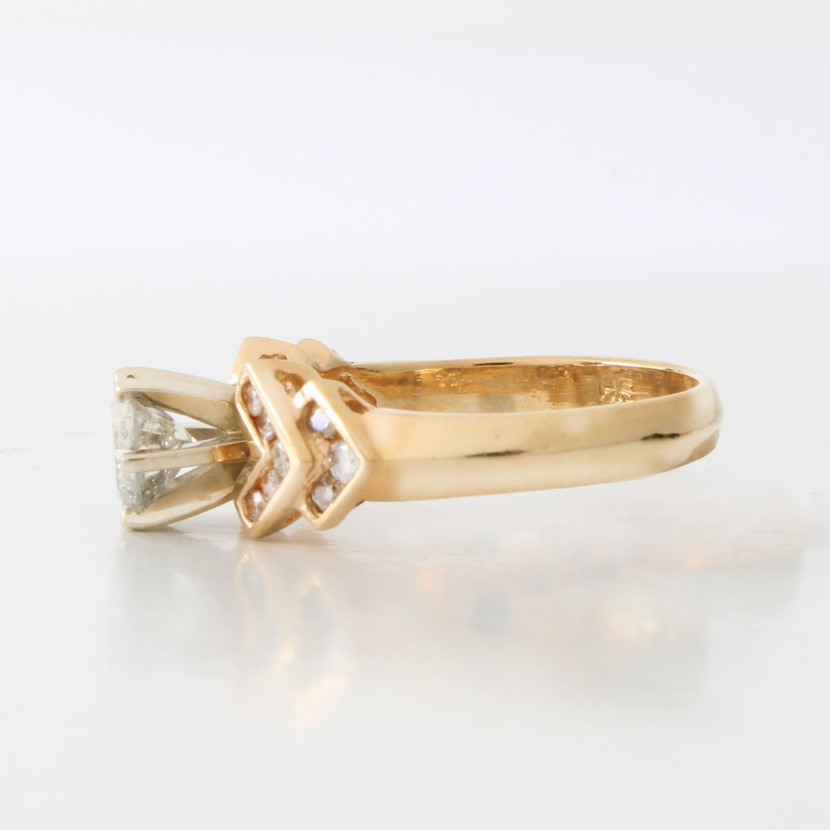 Diamond and 14K Ring