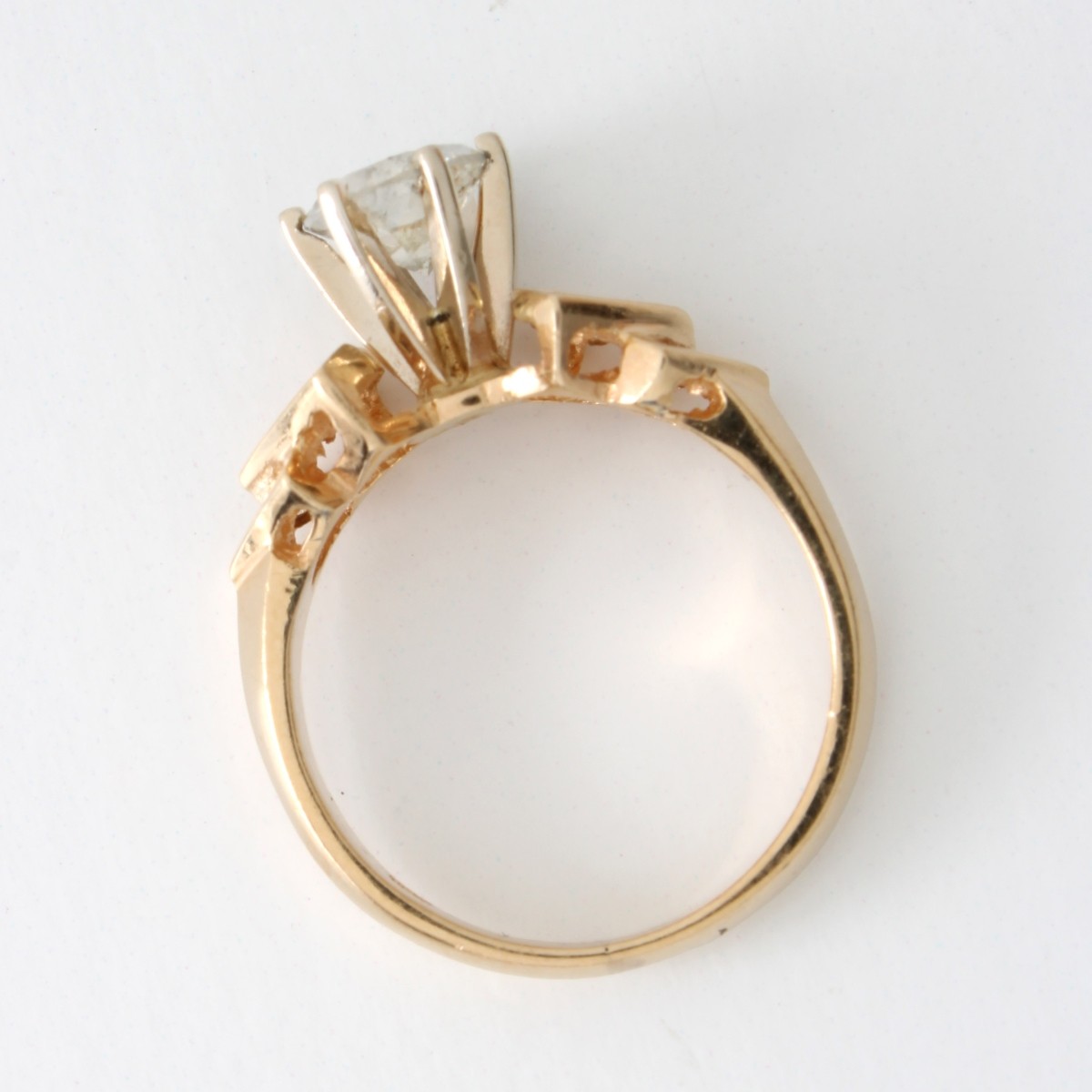 Diamond and 14K Ring