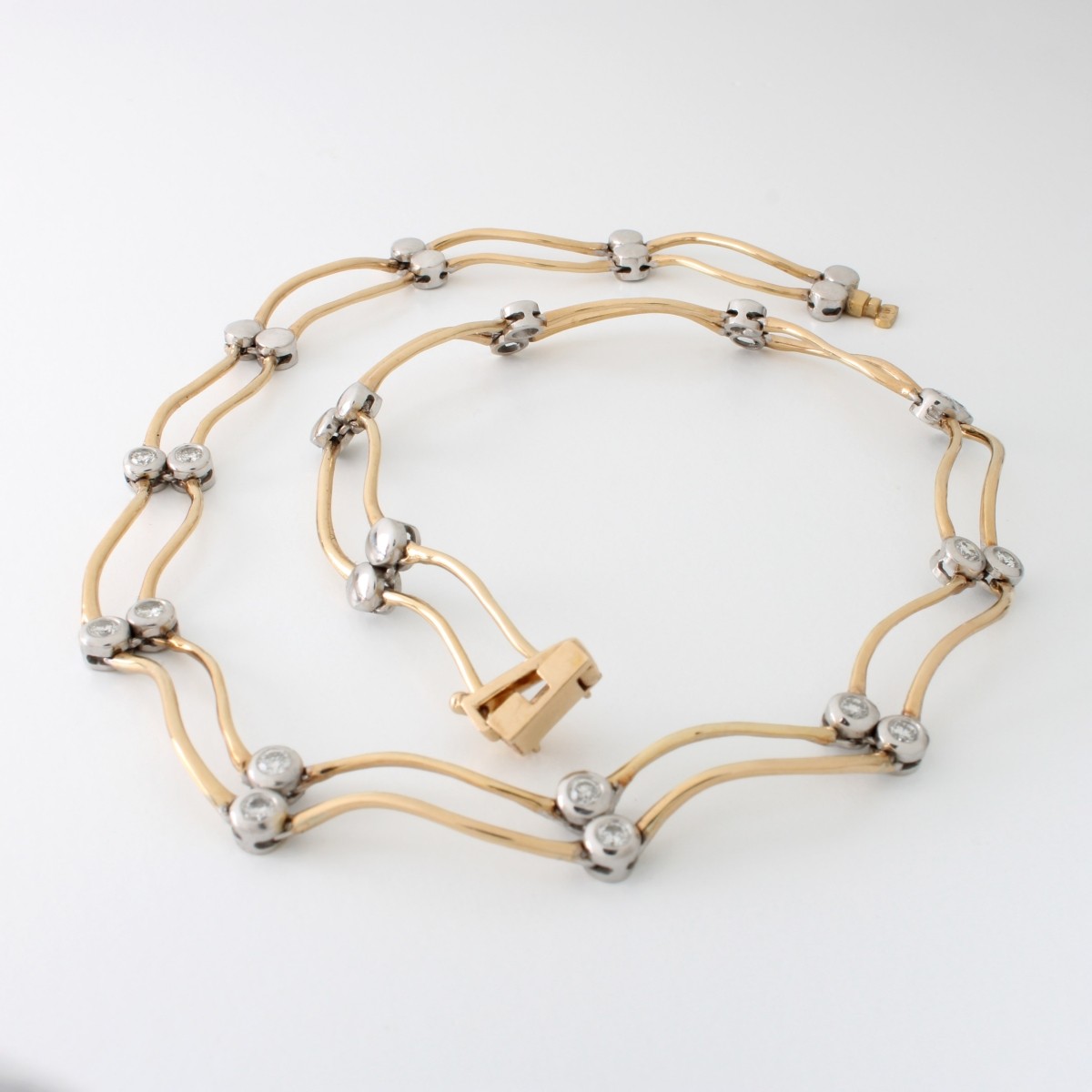 Diamond and 14K Necklace