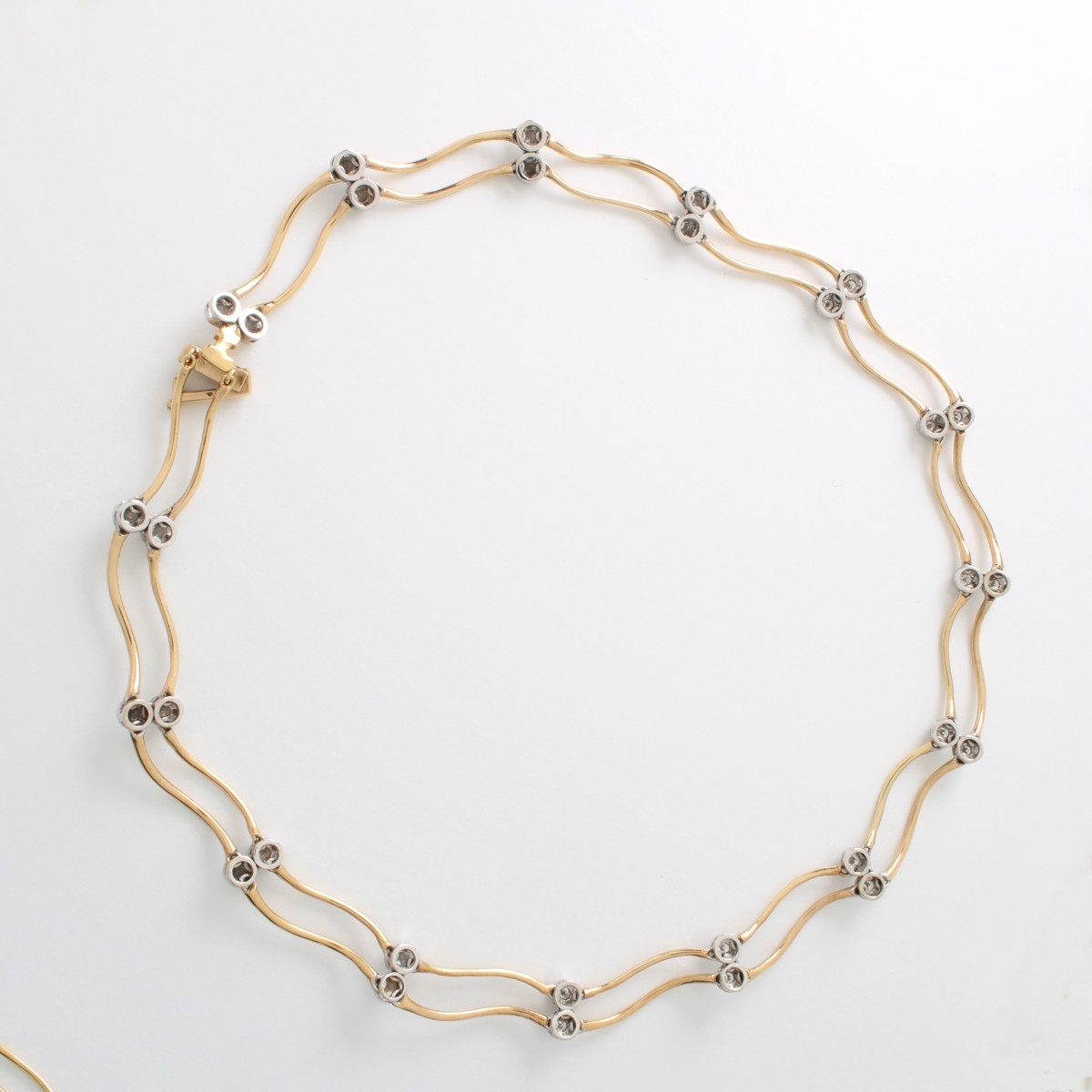 Diamond and 14K Necklace