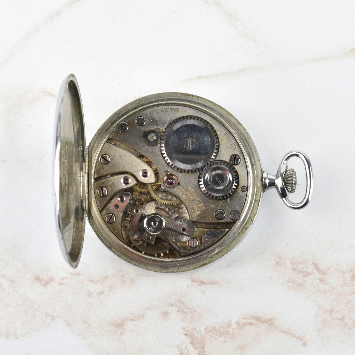Art Deco Rolex Platinette Pocket Watch