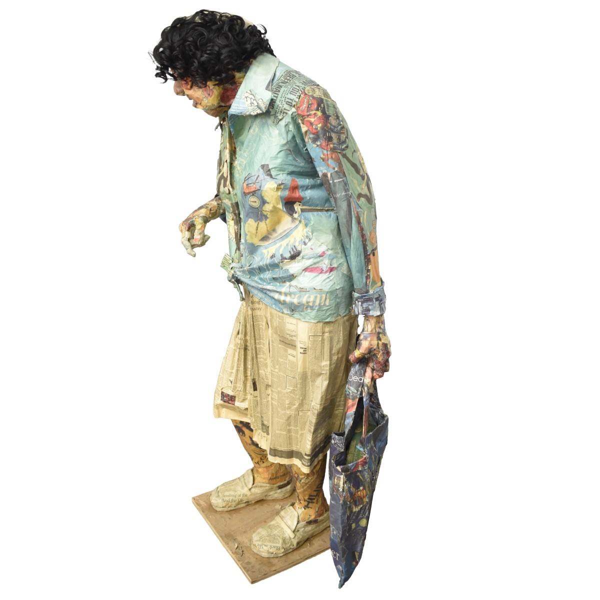 Life Size Paper Mache Lady