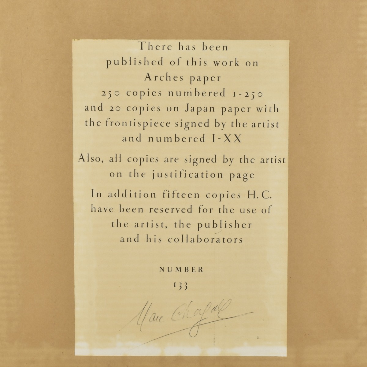 Marc Chagall, Russian/French (1887 - 1985)