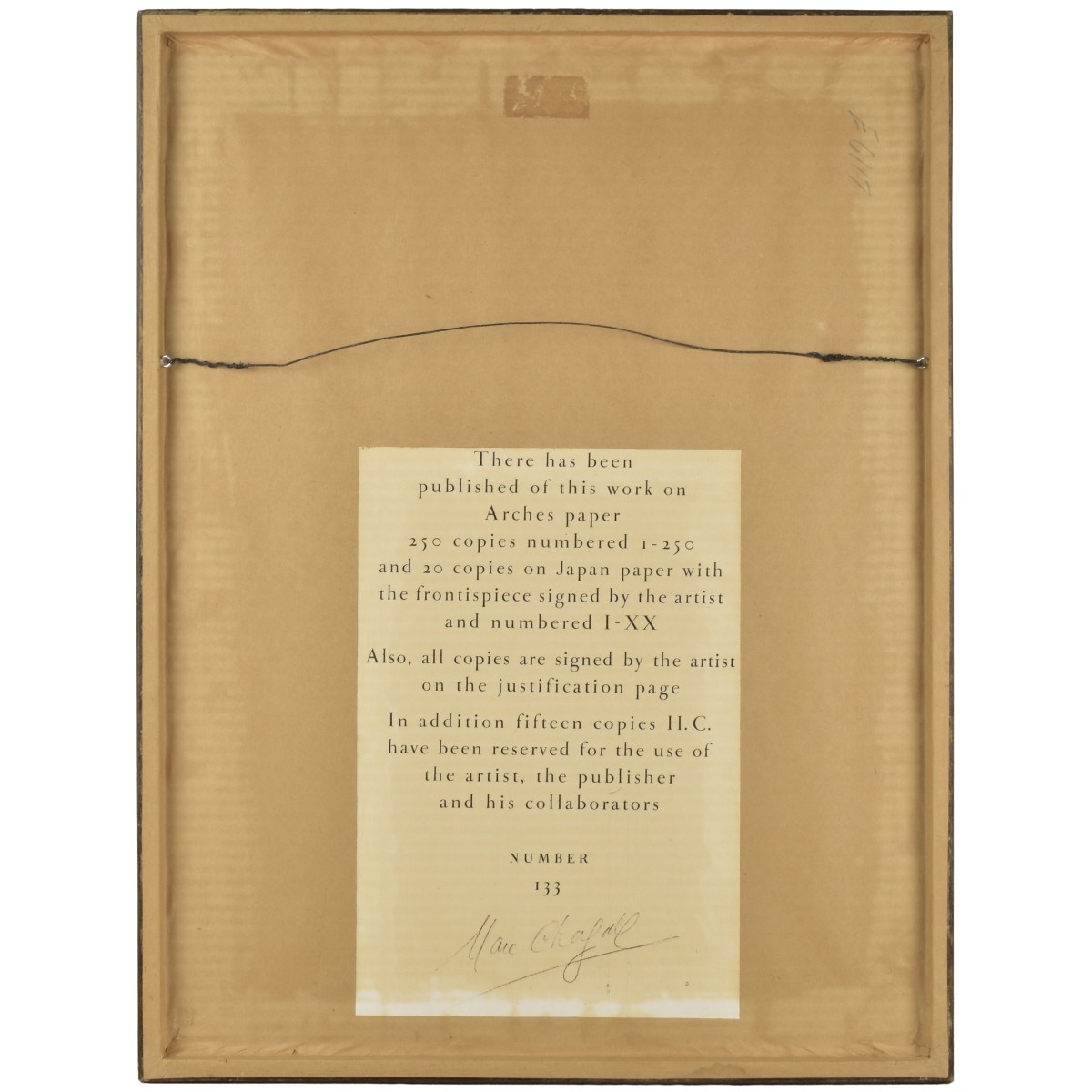 Marc Chagall, Russian/French (1887 - 1985)