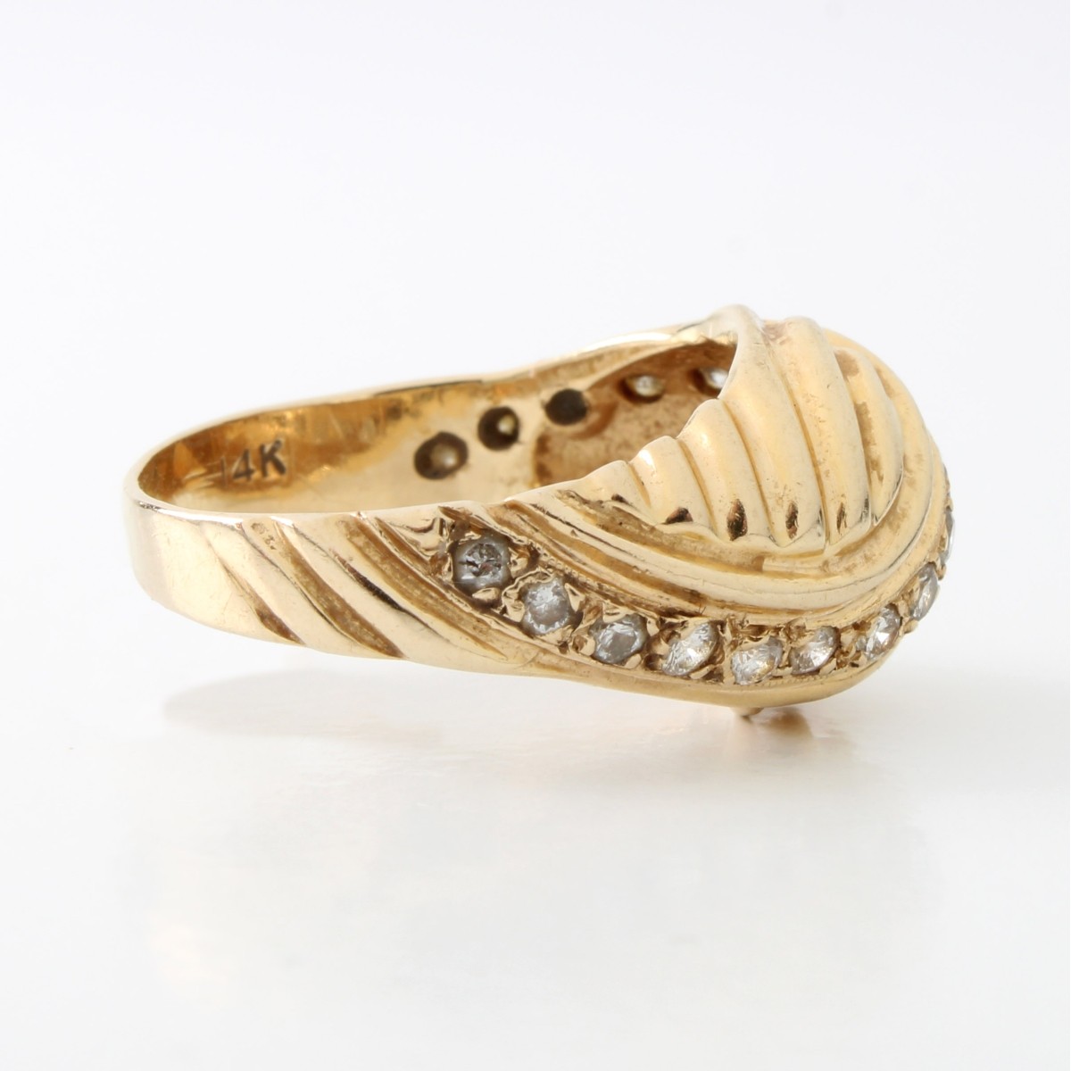 Diamond and 14K Ring