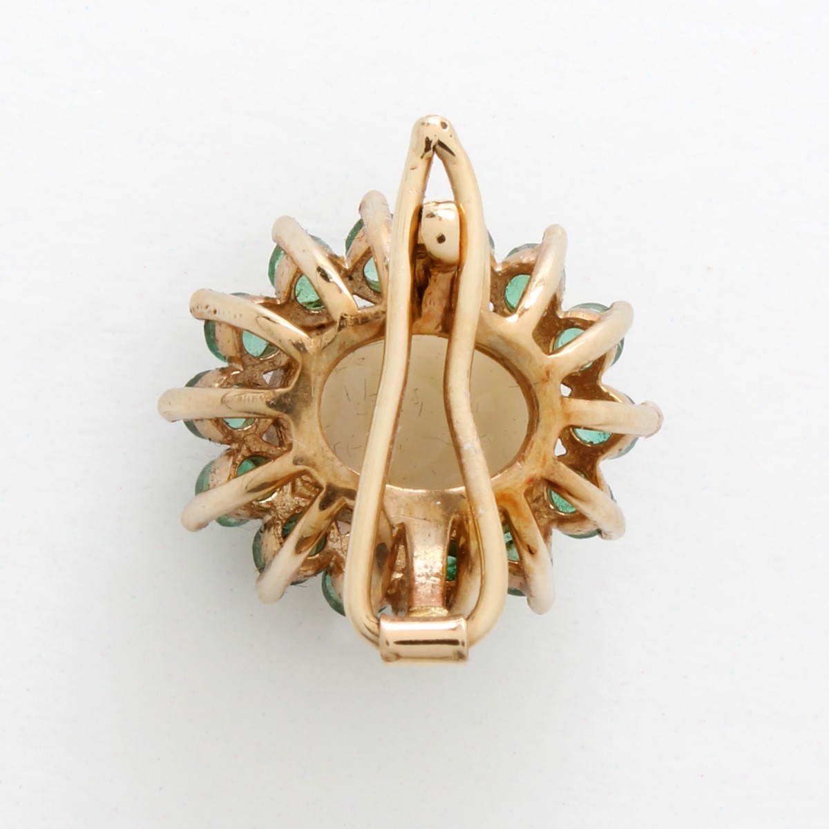 Opal Emerald and 14K Pendant