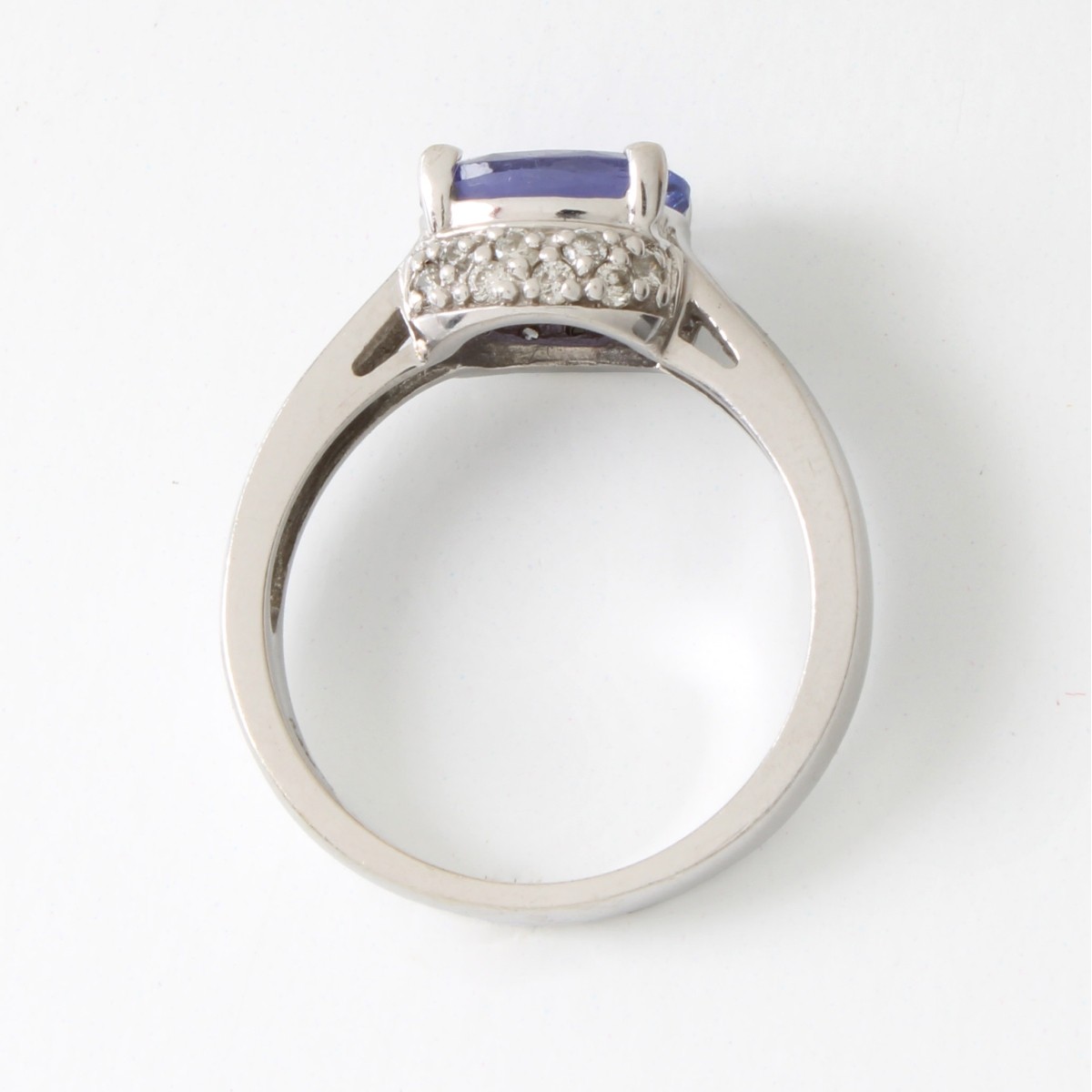 Tanzanite, Diamond and 14K Ring
