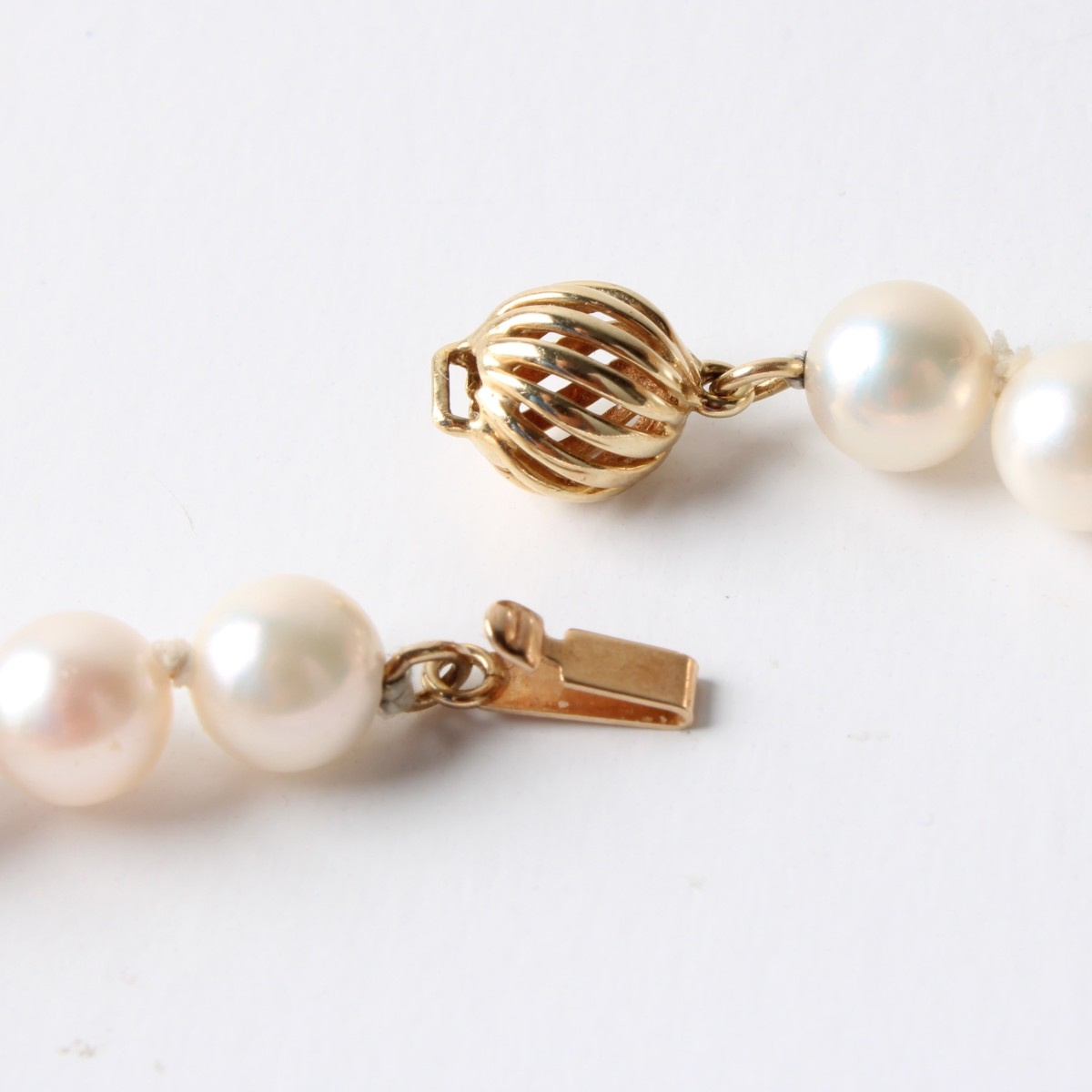 Pearl and 14K Necklace
