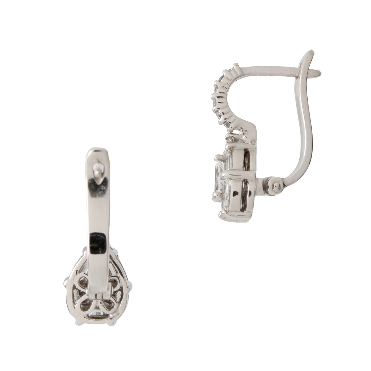 Diamond and 14K Earrings