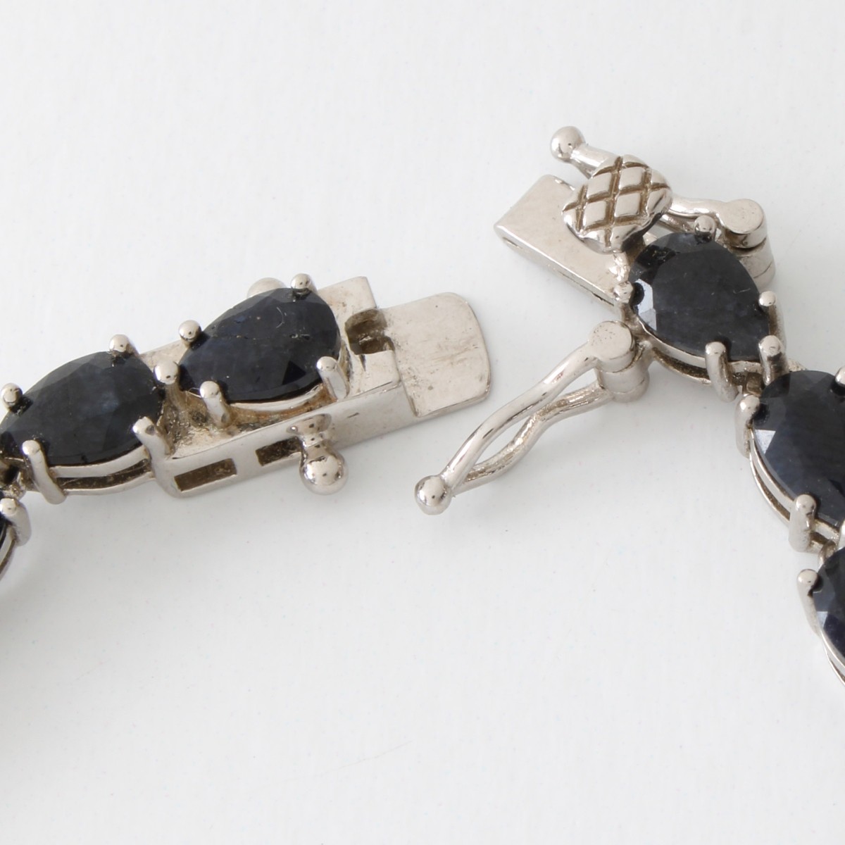 Sapphire and Sterling Necklace