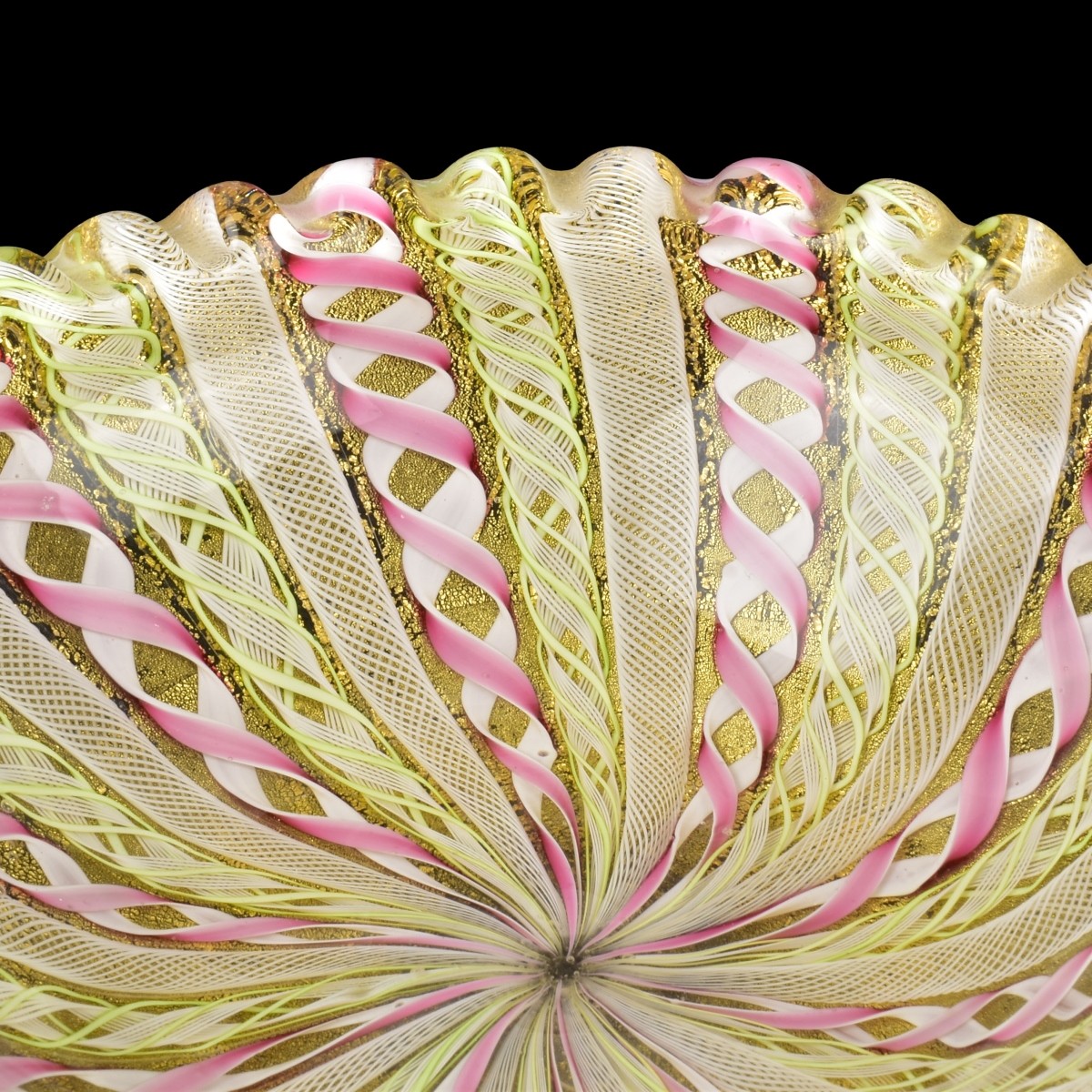 Vintage Venetian Murano Glass Bowl