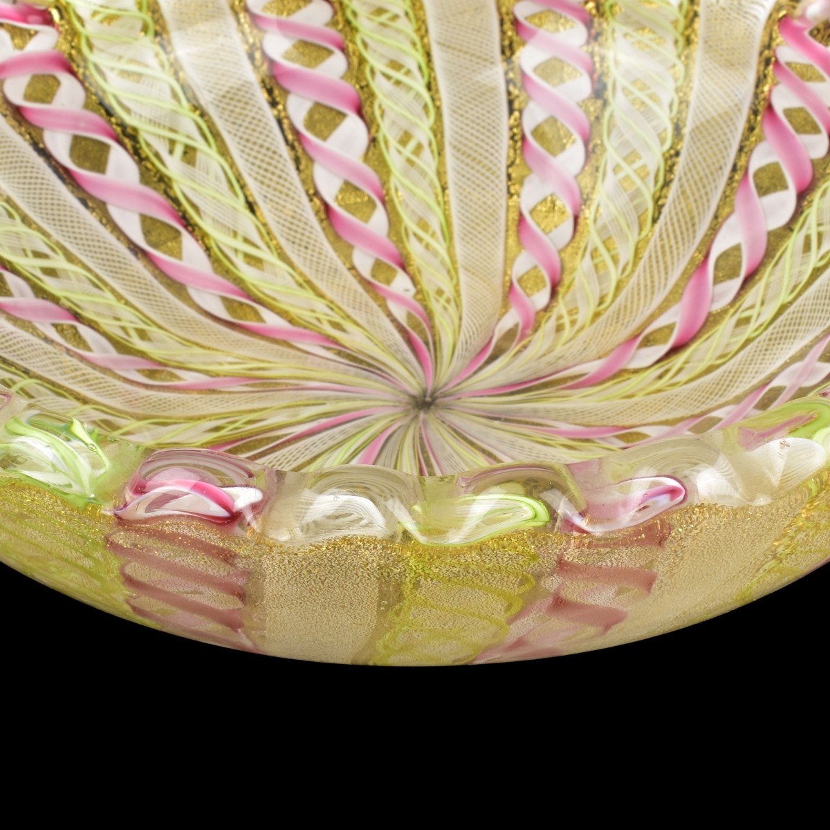 Vintage Venetian Murano Glass Bowl