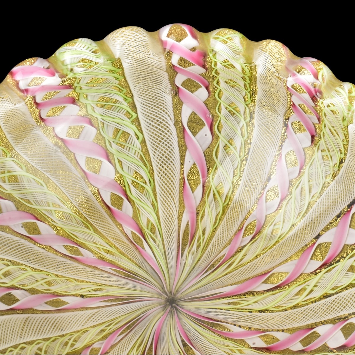 Vintage Venetian Murano Glass Bowl