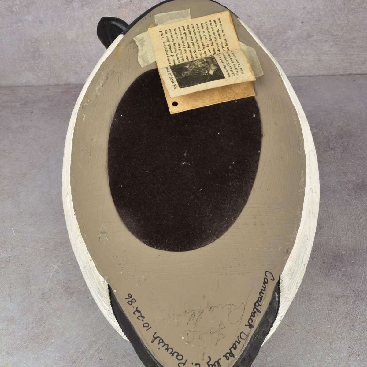 Joe Revello-C. Parrish Duck Decoy