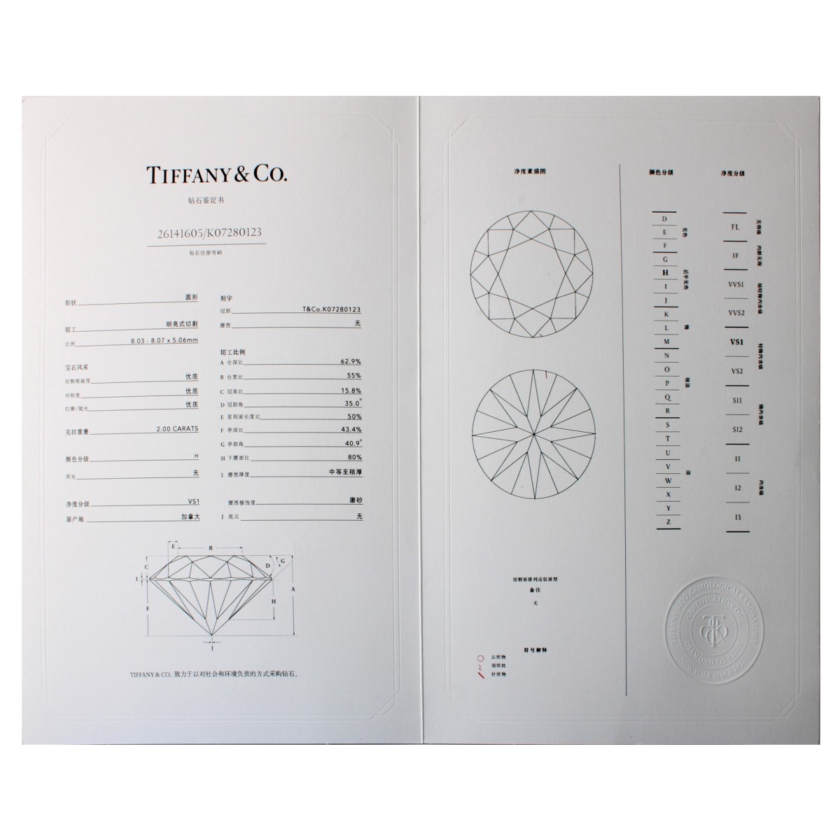 Tiffany & Co Diamond and Platinum Ring