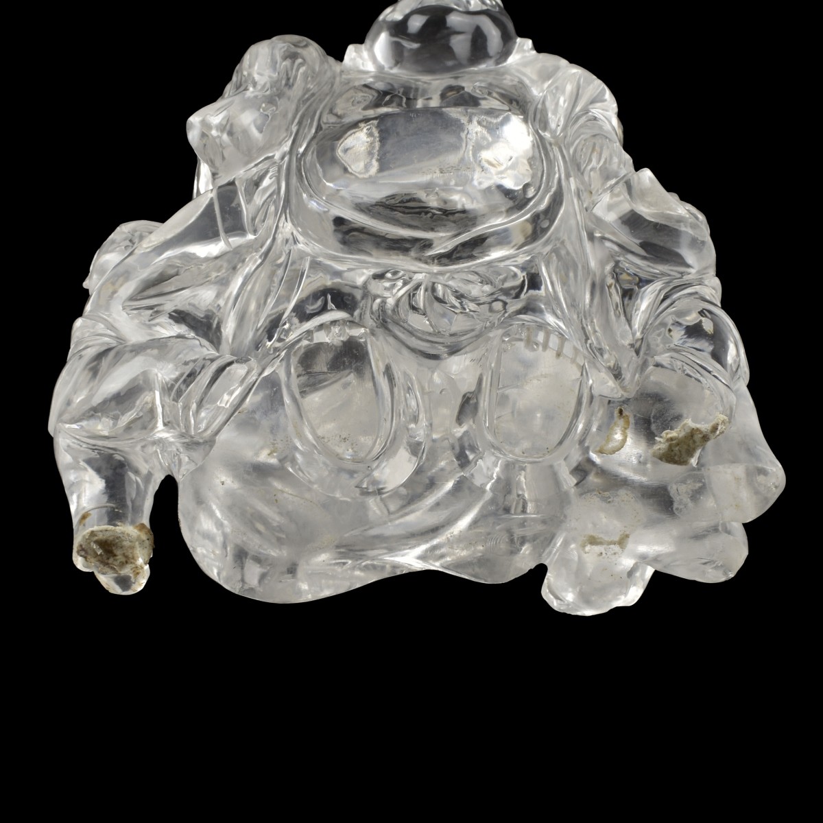 Rock Crystal Group of a Buddha