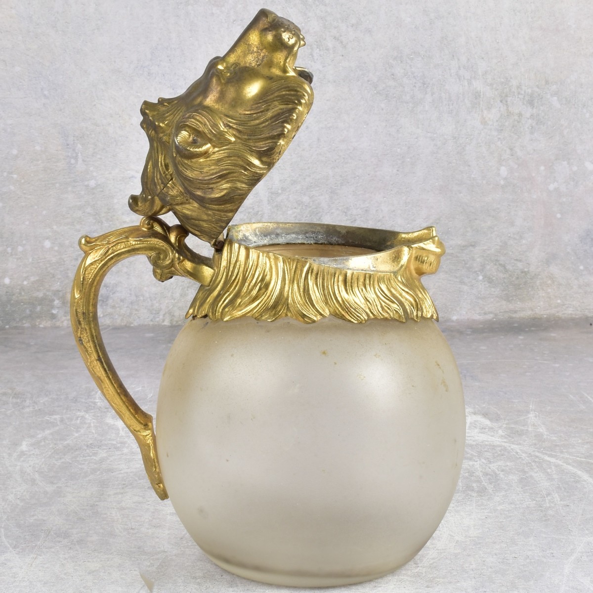 Carol Stupell Ormolou Lion Head Pitcher