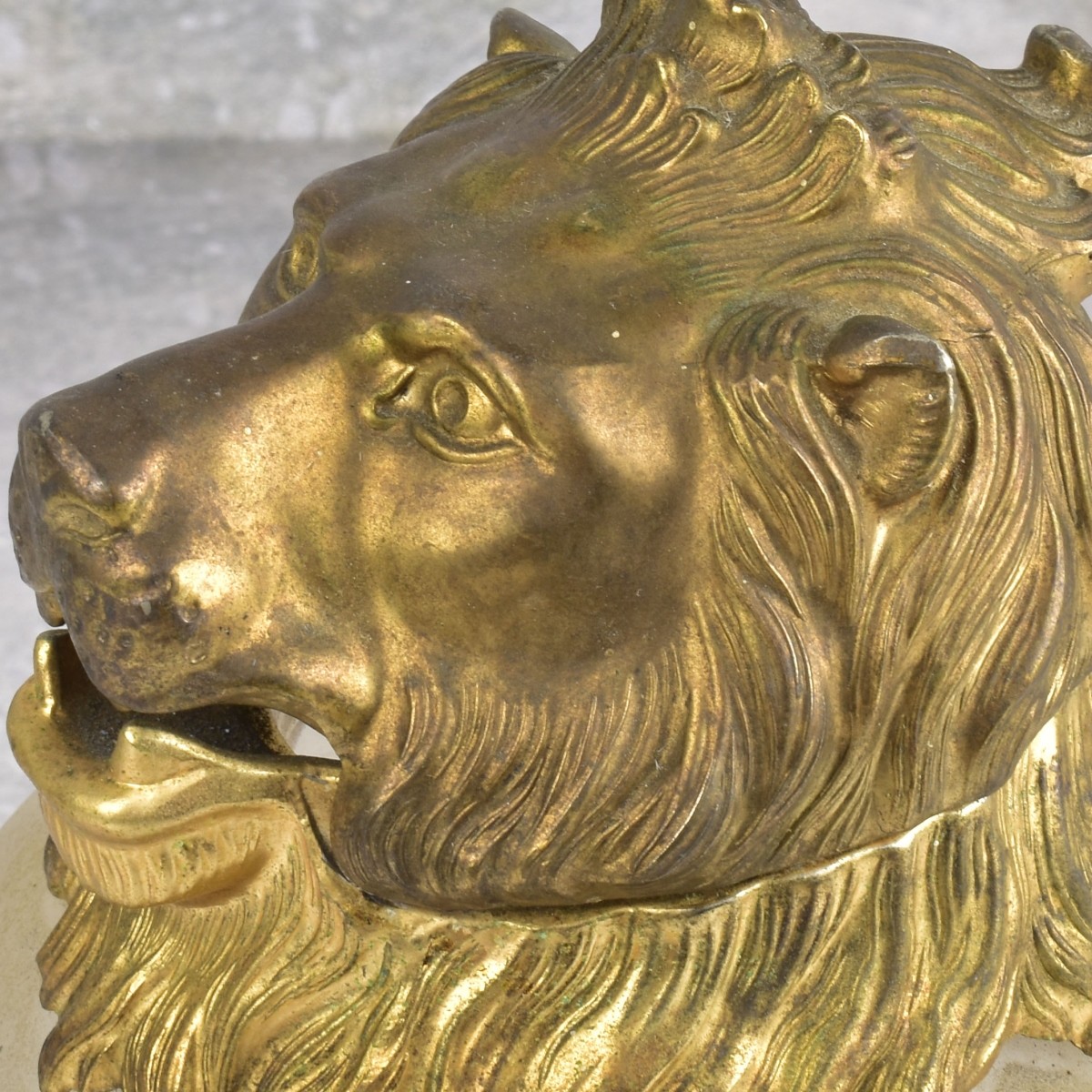 Carol Stupell Ormolou Lion Head Pitcher