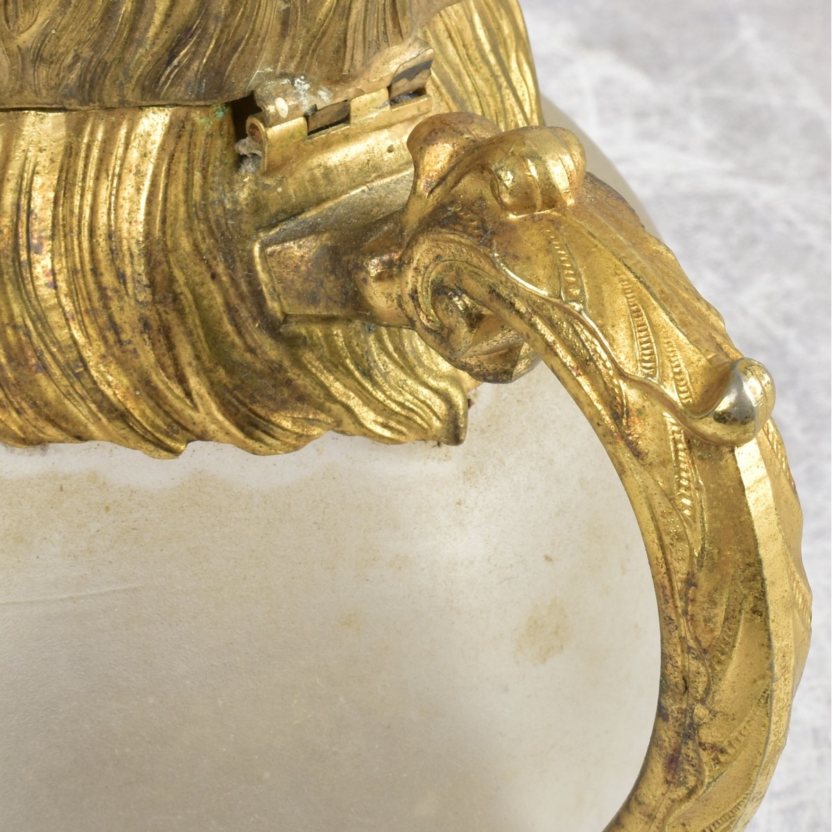 Carol Stupell Ormolou Lion Head Pitcher