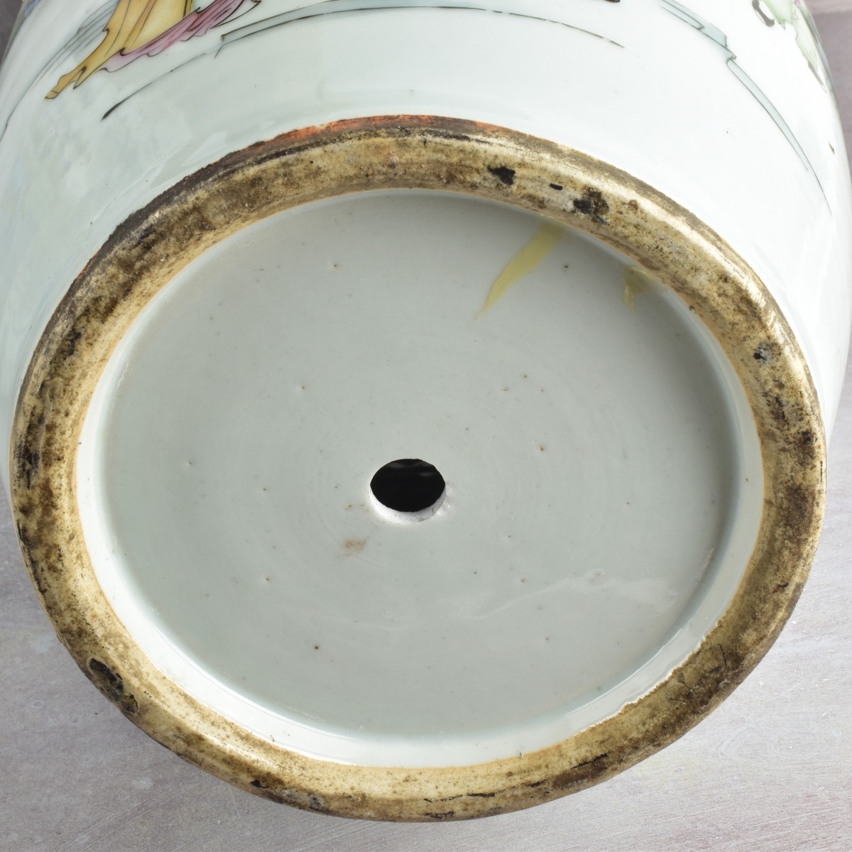 Pair Vintage Chinese Porcelain Vases