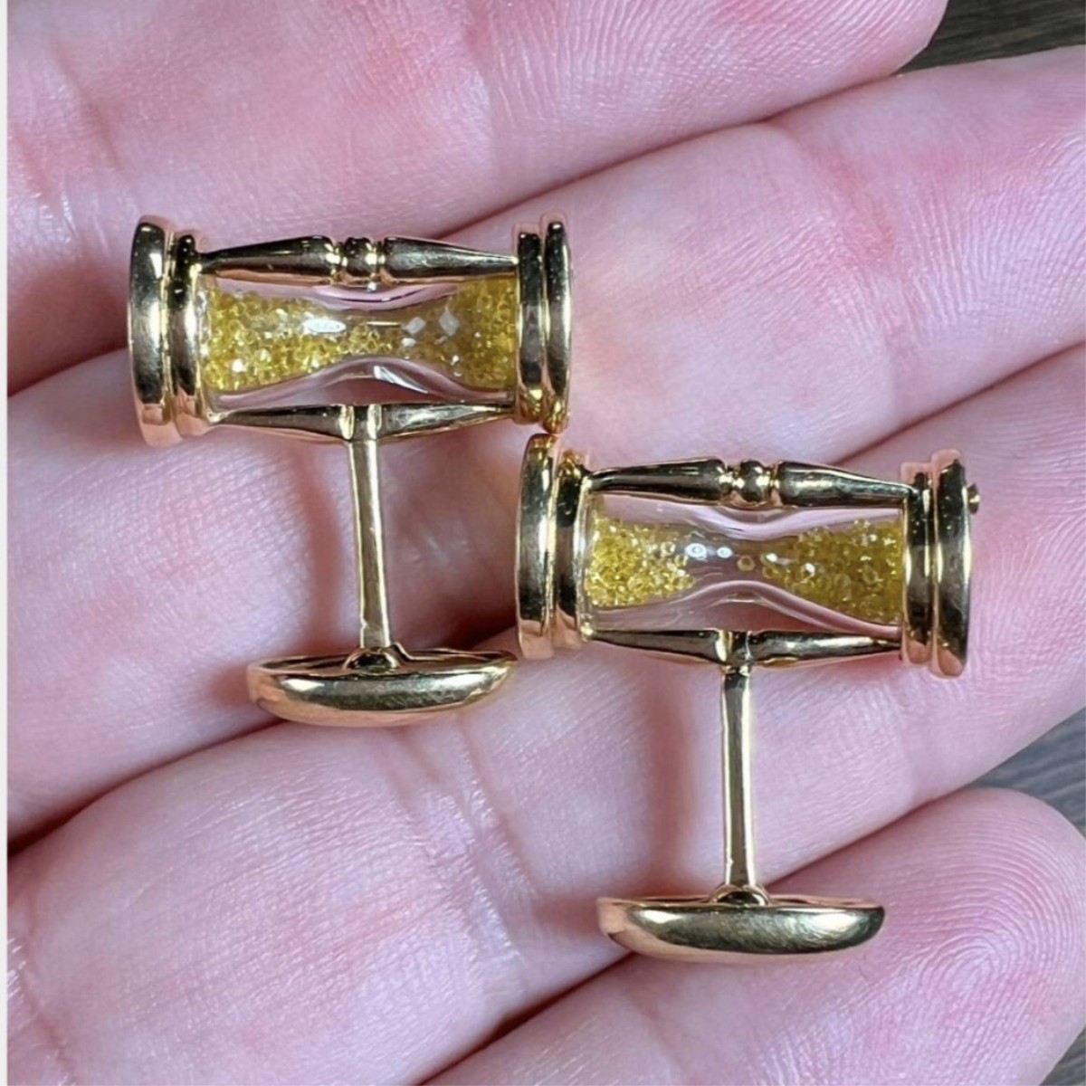 Diamond and 18K Cufflinks