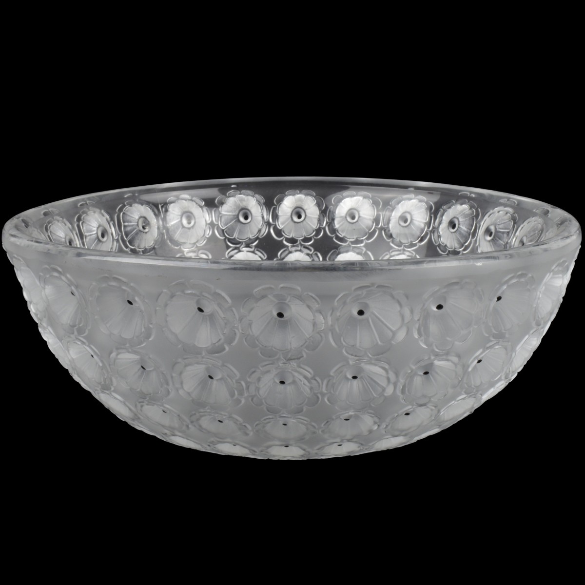 Lalique France "Nemours" Crystal Bowl