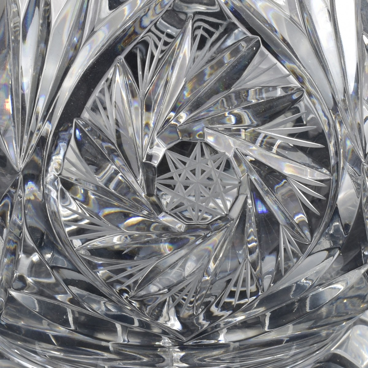 Antique Cut Glass Teapot