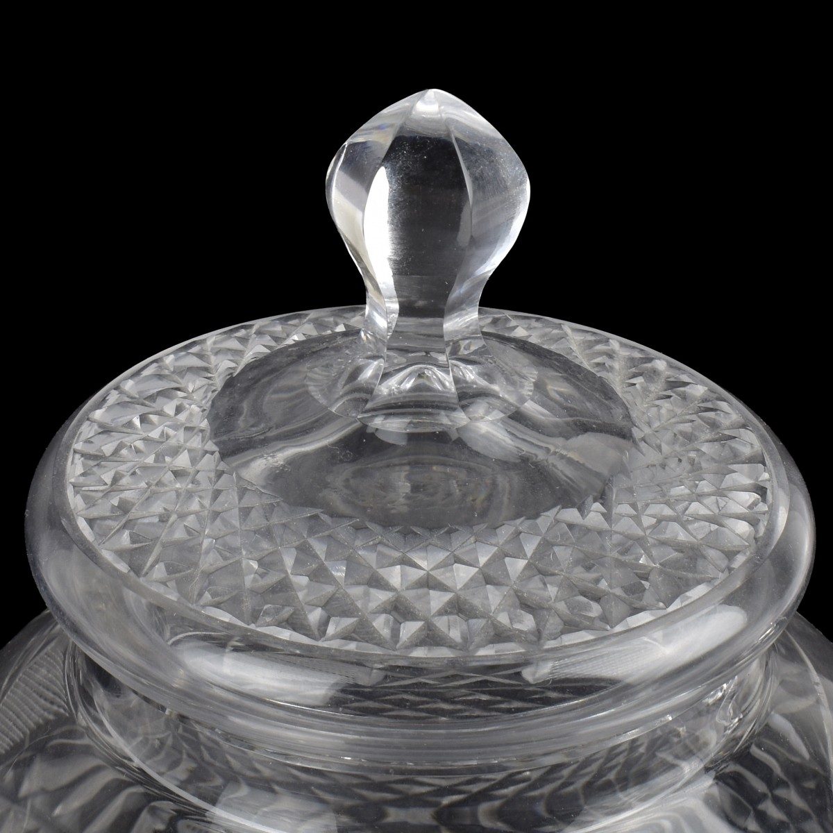 Antique Cut Glass Teapot