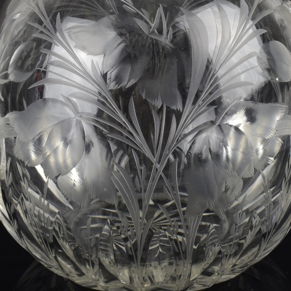 Antique Cut Glass Teapot