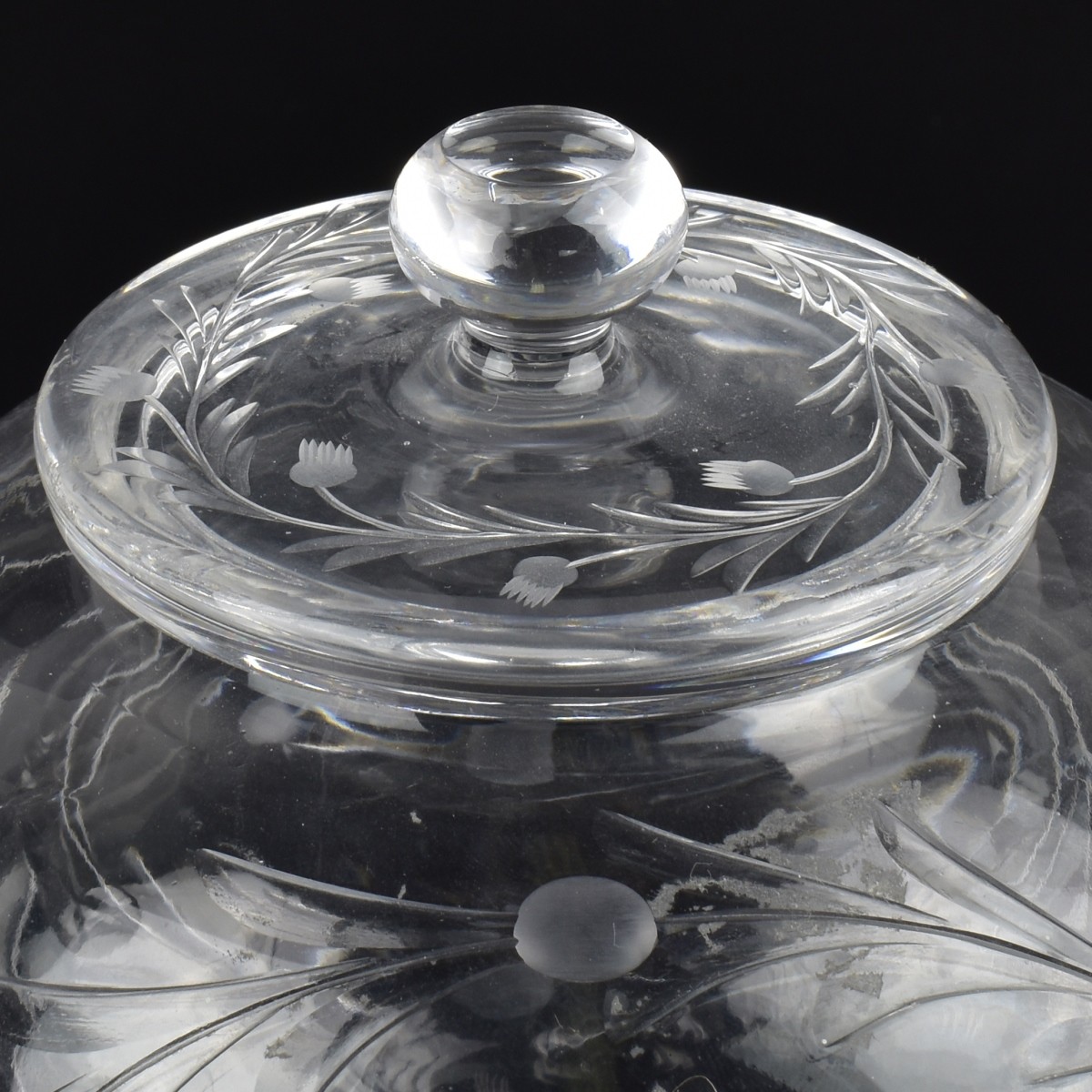 Antique Cut Glass Teapot