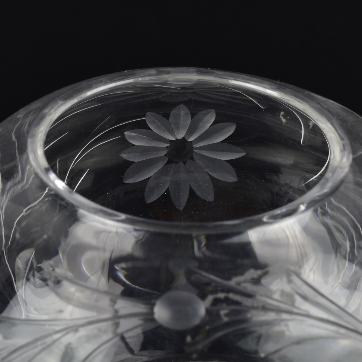 Antique Cut Glass Teapot