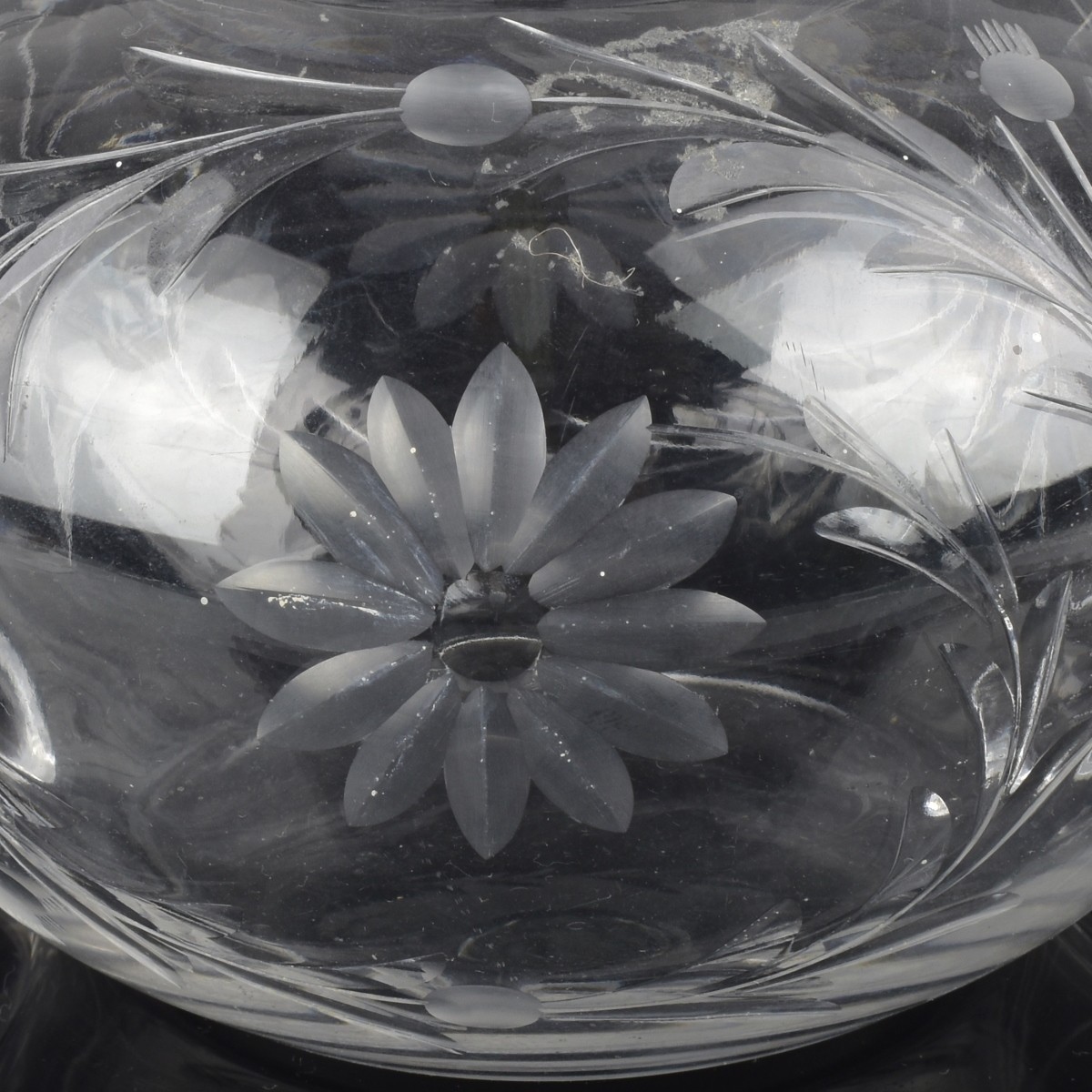 Antique Cut Glass Teapot