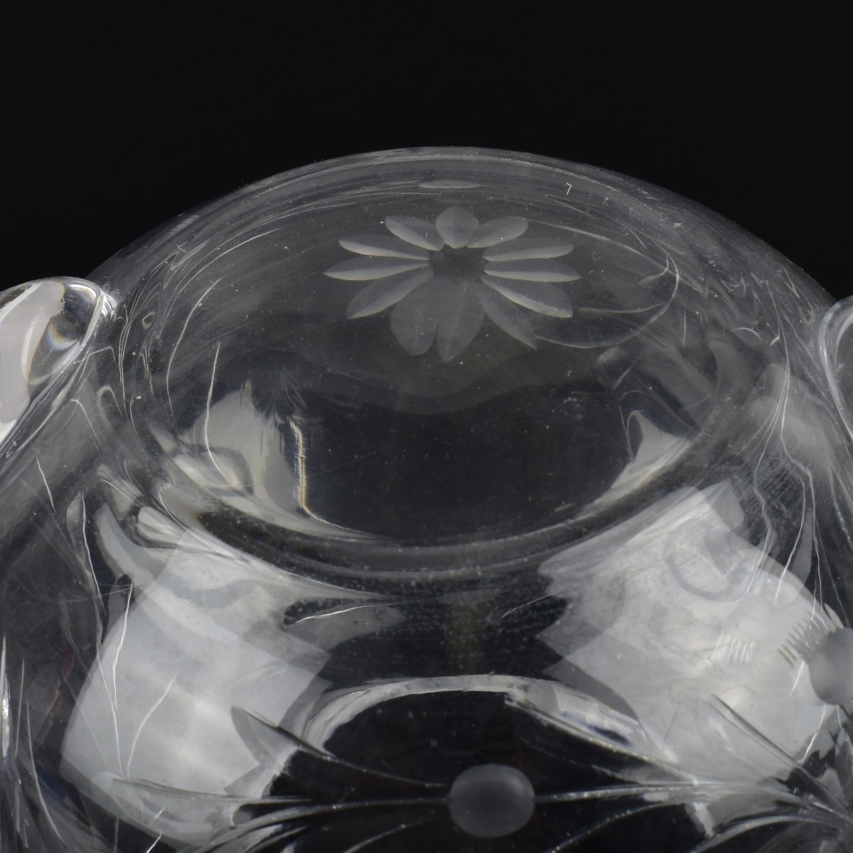 Antique Cut Glass Teapot