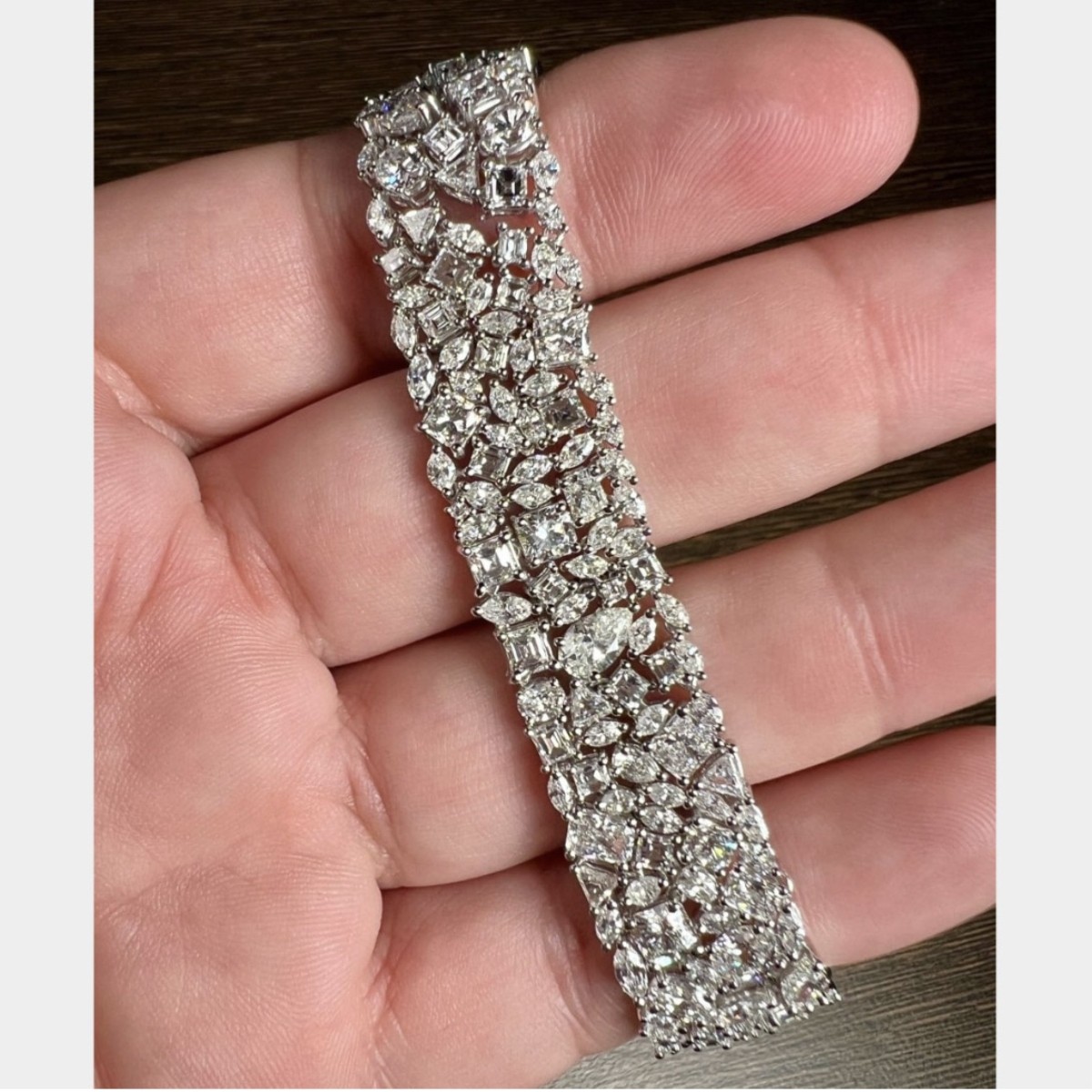 Diamond and Platinum Bracelet