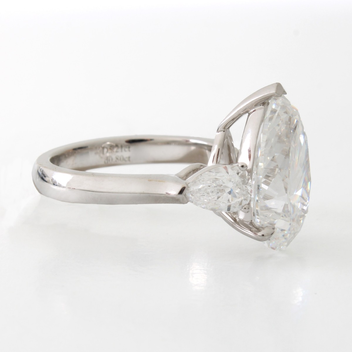 GIA Diamond and 18K Ring