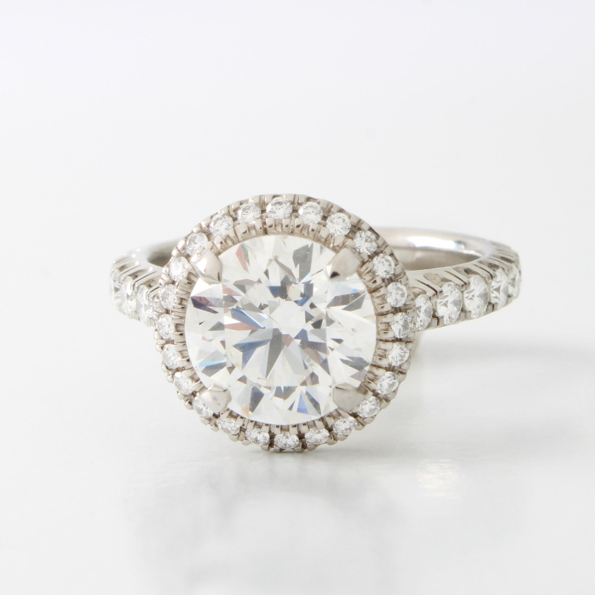 Cartier / GIA Diamond, Platinum Ring