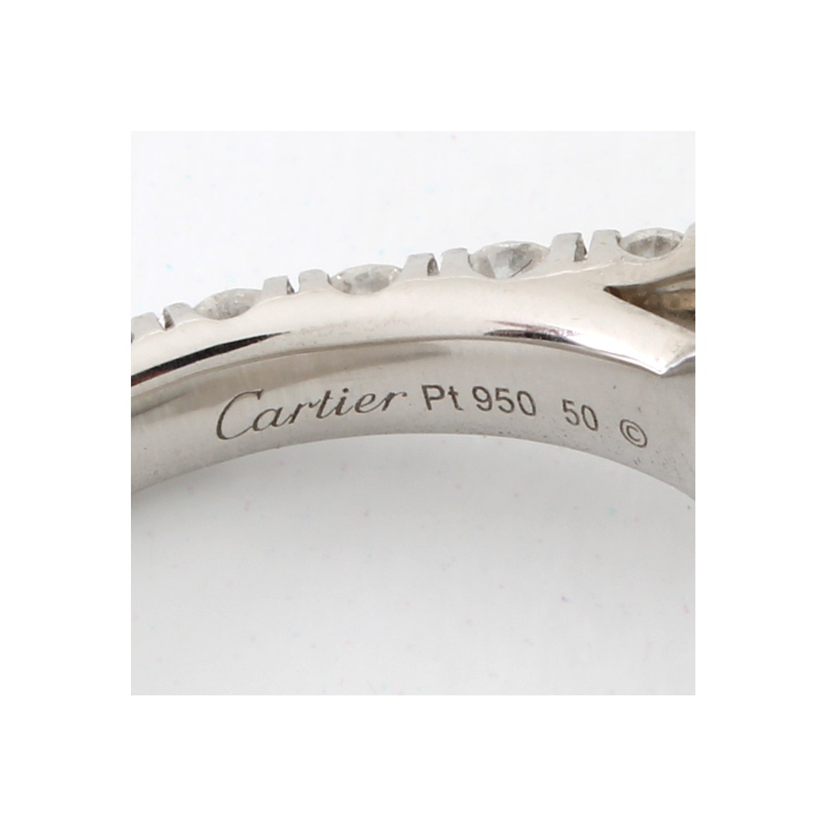 Cartier / GIA Diamond, Platinum Ring