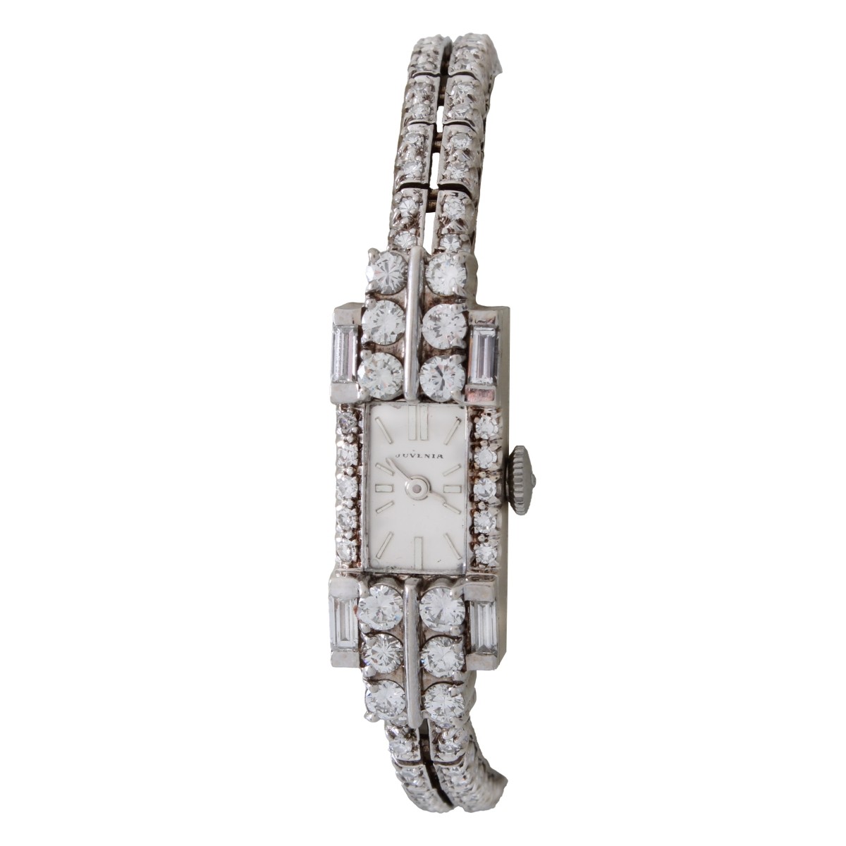 Juvenia Diamond and 14K Watch