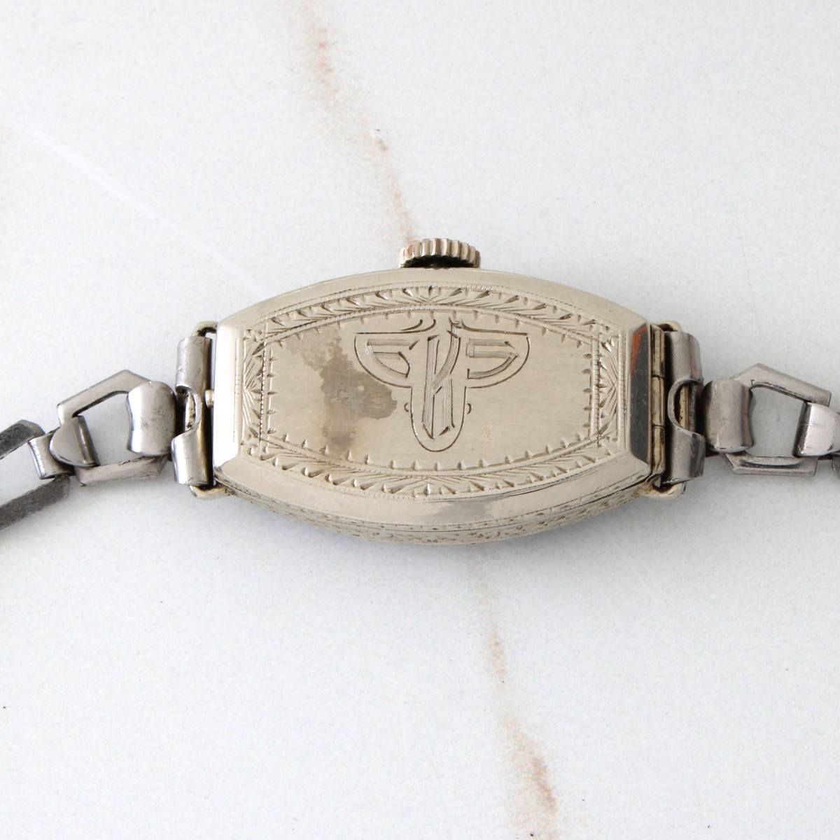 Deco Diamond, Sapphire and 18K Watch