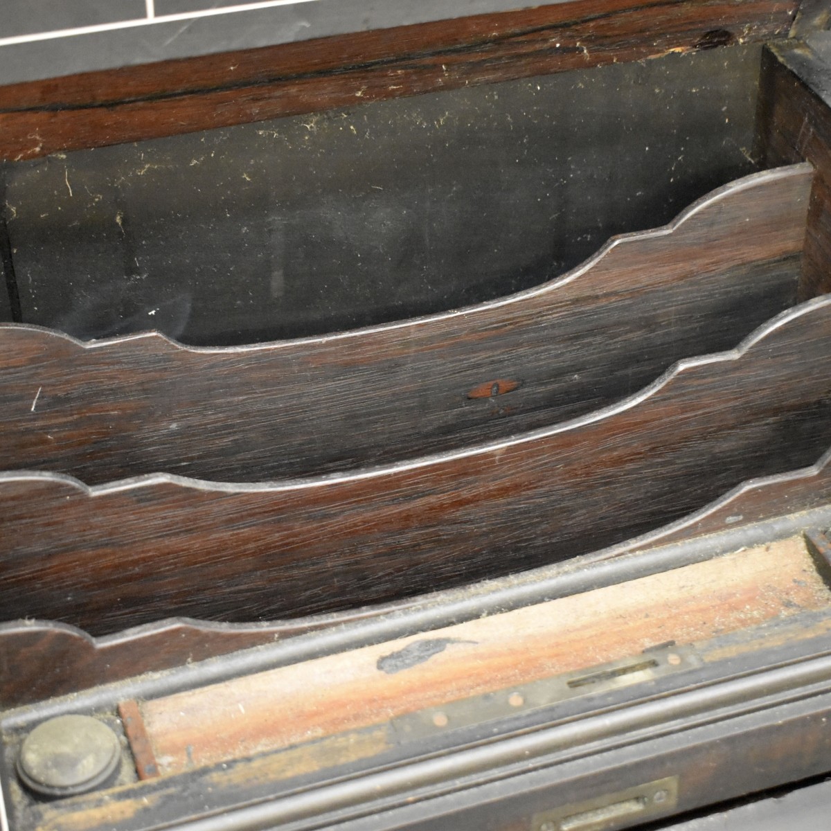 19th Century Ebonized Inlaid Cabinet